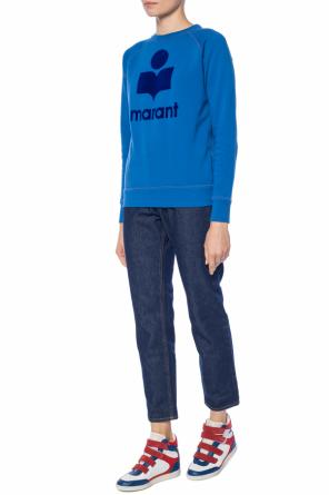 Sweatshirt with velvet logo, zdjęcie 2 Sweatshirt with velvet logo od Isabel Marant Etoile